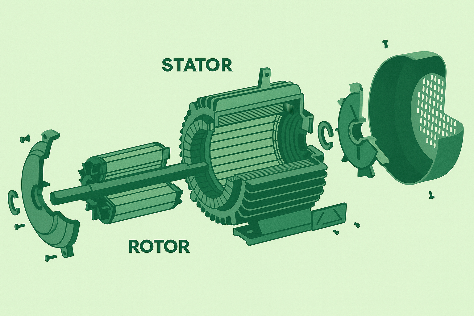 Permanentmagneetmotor vs asynchrone motor